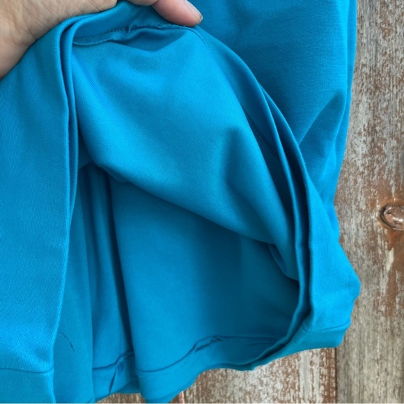 CACHE Women’s Blue Teal Sheath Pencil Dress Sleeveless Mini Size 8 - Picture 4 of 11